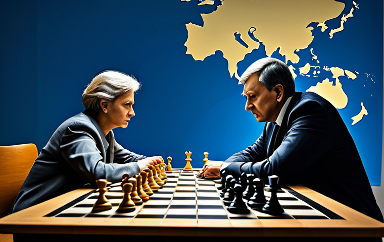 우크라이나의 NATO와 EU 가입 전망 - The Obstacle Course**

"A winding road symbolizing Ukraine's path to EU and NATO membership. Along t...