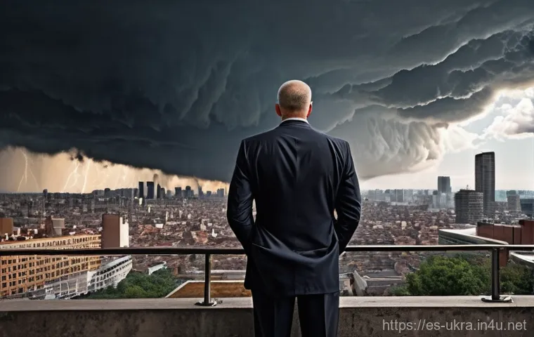 우크라이나 정치 구조 - **The Steadfast Captain Amidst the Storm's Embrace**
A powerful and determined male figure, repr...